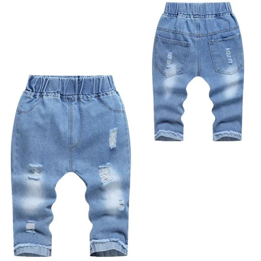 Children's Clothing Children's Jeans Summer Boys' Denim Pants Five-point Pants, Breeches Boys' Shorts Children's Pants