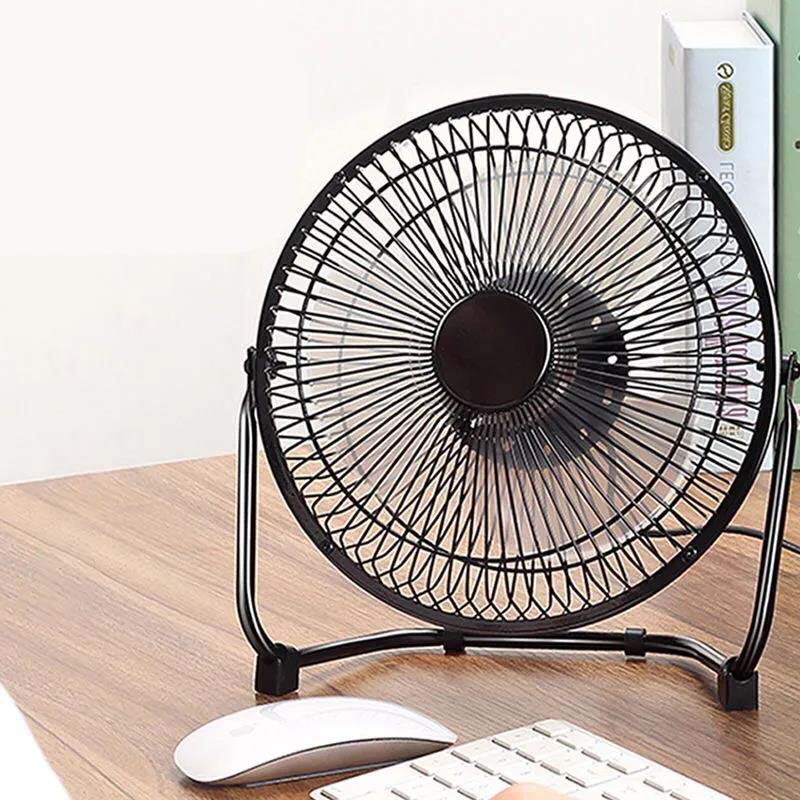 Small Fan USB Fan Desktop 8 Inch Mini Silent Desk Fan Portable Fan