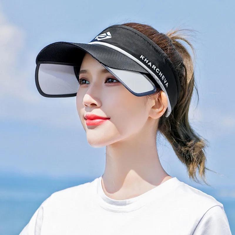 Men's Summer Sun Protective Sun Hat Women's Outdoor Visor Hat Empty Top Cap Sun Hat Casual Sports Hat