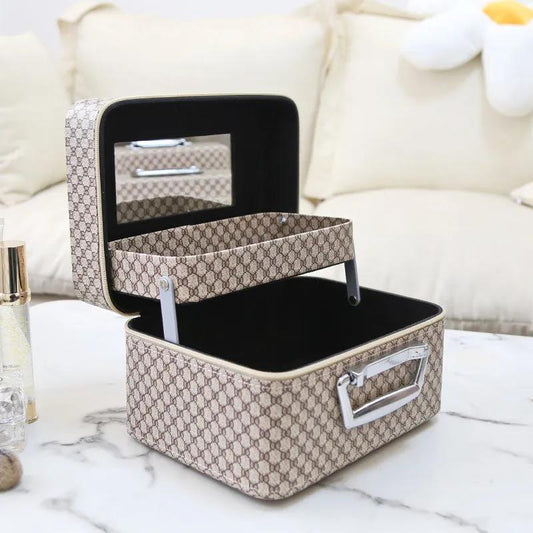 Cosmetic Box Female Large Capacity Portable Cosmetic Bag Size Cosmetic Storage Box