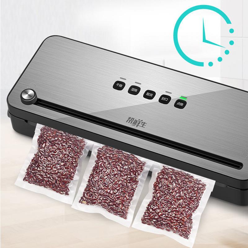 Best Food Vacuum Sealer 220V/110V Automatic Commercial Household Food Vacuum Sealer Packaging Machine Include 10Pcs Bags