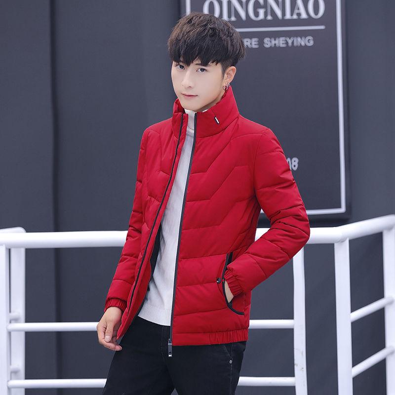 Medium and long section Cotton clothing Large size Down jacket Trend Leisure Men's clothes Winter