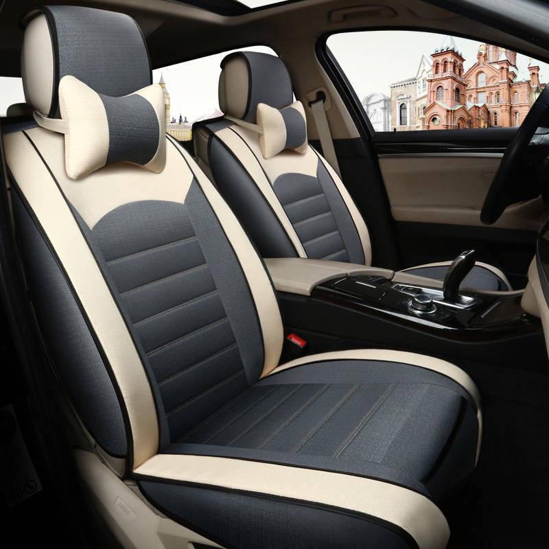 Car seat cover Waterproof Car Seat Cover Universal 5 set Auto Seat Cushion Leather 5 seats Universal