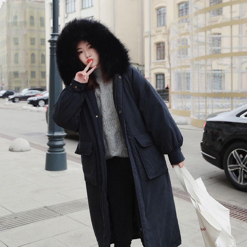 Cotton clothing Woman's Winter Long Sleeve Warm Jacket Fashion Large size Down Jacket Winter Woman's