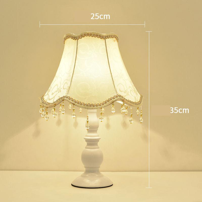 Table Lamp Bedroom Bedside Lamp Simple Modern Bedroom Lamp Creative Warm and Romantic Household Lamp Dimming Counter Lamp