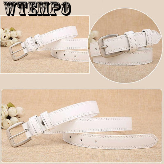 Fashion Female Women Belt Ladies Faux Leather Metal Buckle Straps Girls Summer Dress Accessories