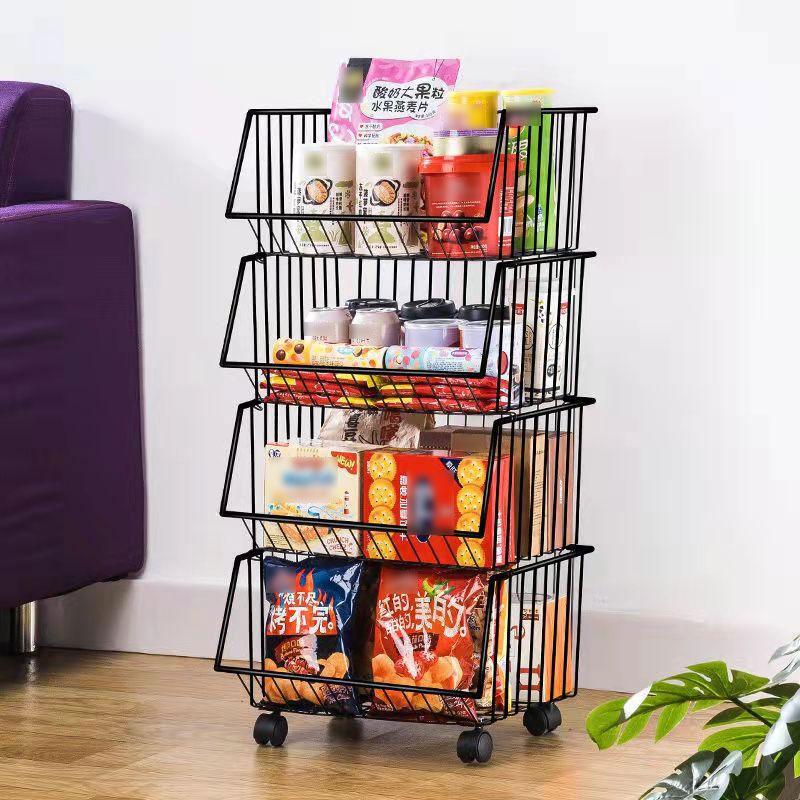 Kitchen Racks Multi-layer Potato Vegetable Racks Sundries Floor Storage Racks Fruit Storage Racks Snack Toy Storage Baskets Shelves Storage Holders