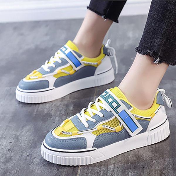 Sneakers Women's White Shoes Female Students Korean Style Hollow Casual Fashion Trendy Shoes Women