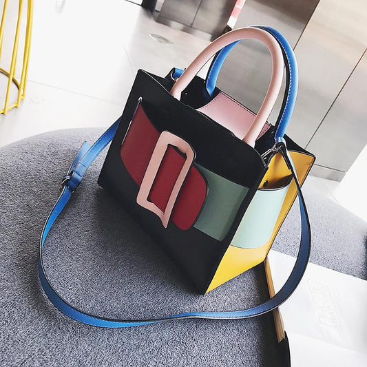 British Fashion Women 'S Designer Handbag 2019 New High Quality Pu Leather Women Bag Lattice Chain T