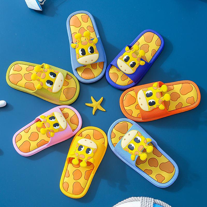 Children's Slippers Summer Boys and Girls Cute Soft-soled Non-slip Comfortable Cartoon Household Slippers