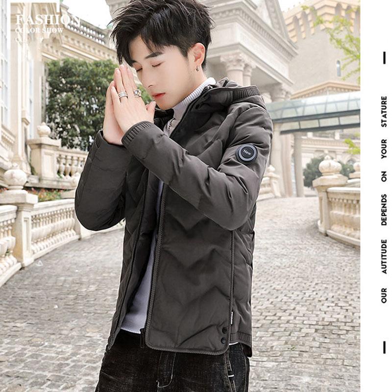 Winter Men's Cotton-padded Jacket Short Clothes Jacket Cotton-padded Clothes Trend Handsome Autumn and Winter Clothes Down Padded Jacket