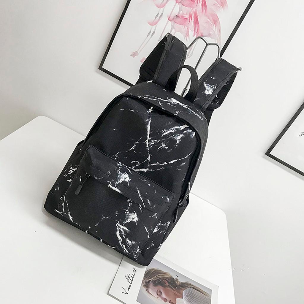 Backpacks,Fashion Women Marble Pattern Backpacks,Large Capacity Package Bags ,Shoulder Bags