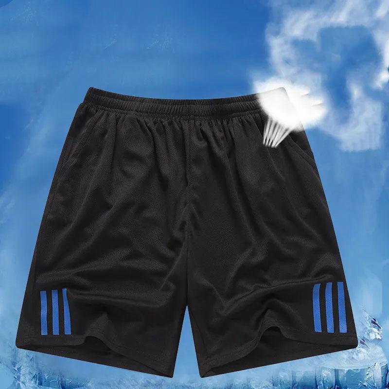 Men's Running Fitness Sports Shorts Large Size Casual Beach Pants Summer Thin Section Breathable Five-point Pants Quick-drying Pants