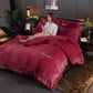 Thick Crystal Velvet Coral Velvet Bedding Winter Plus Velvet Warmth Double-sided Flannel Bed Sheet Four-piece Set