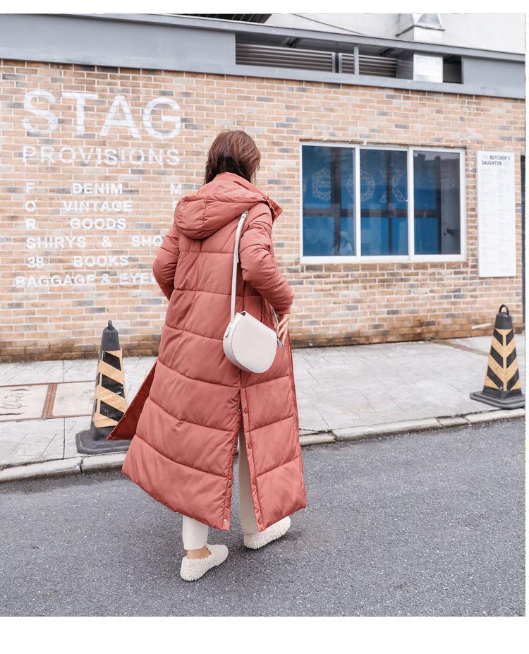 Korean Women's Cotton-padded Jacket, Loose and Thick, Over-the-knee Cotton-padded Jacket, Winter Jacket