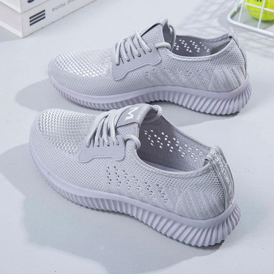 Shoes Women's Casual Shoes Pedal Breathable Wear-resistant Non-slip Lazy Shoes Lightweight and Comfortable Net Shoes