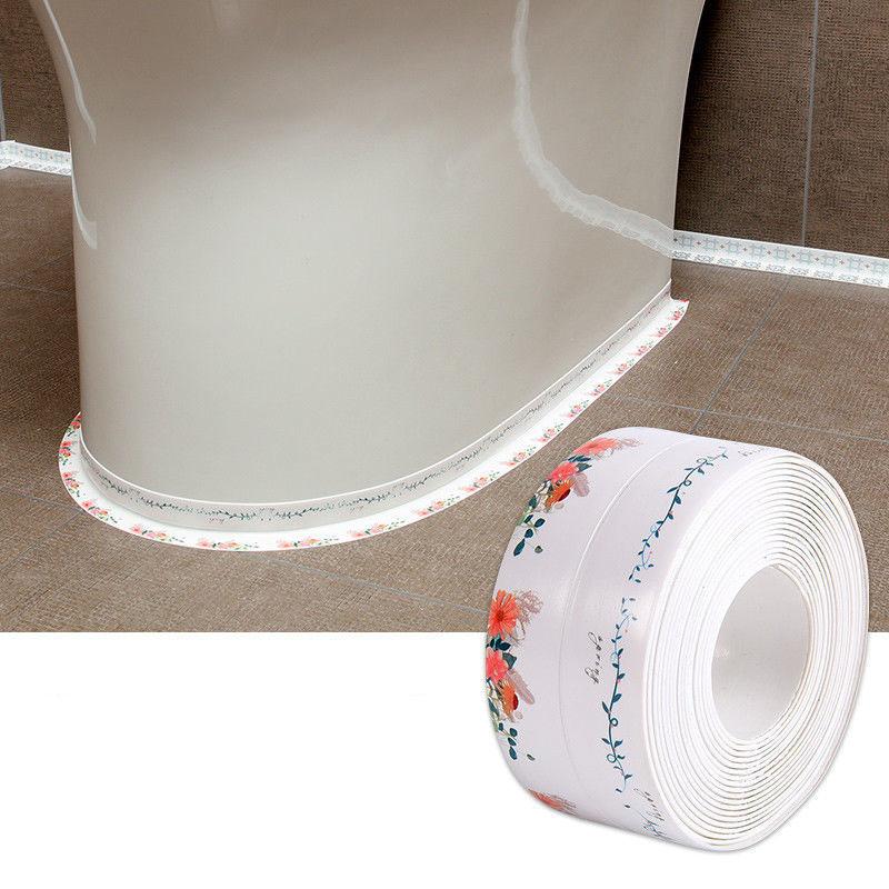 Bathroom Toilet Stickers Kitchen Mildew Oil and Waterproof Stickers Beautiful Seam Stickers Corner Stickers Wall Stickers and Waterproof Glue