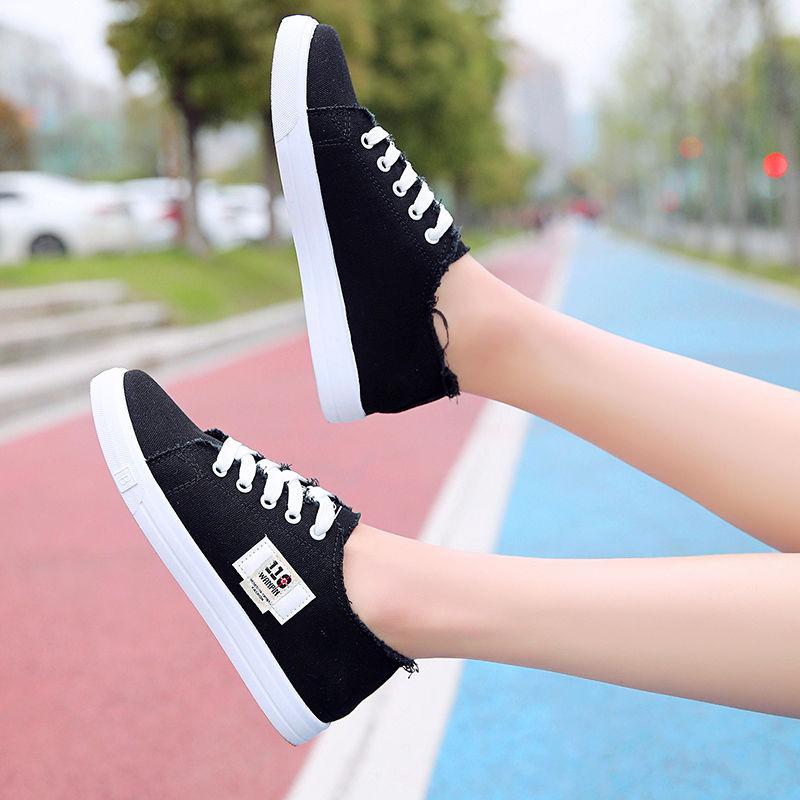 Women Non-slip Denim Shoe Tennis Canvas Shoes for Girls Sneakers Classic Breathable Shoes