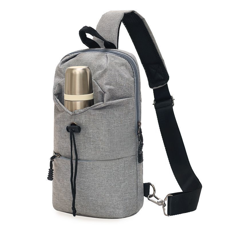 Men Women Shoulder Bag Unisex Canvas Sling Bag Outdoor Sports Riding Waterproof Travel Home Supplies Crossbody Chest Bag for Gift