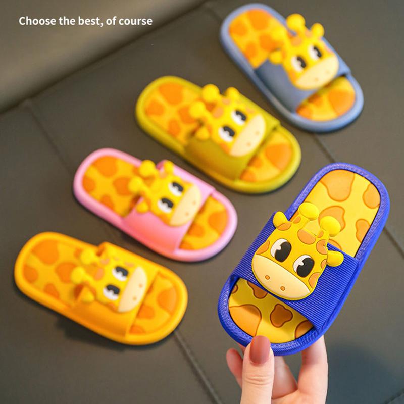 Children's Slippers Summer Boys and Girls Cute Soft-soled Non-slip Comfortable Cartoon Household Slippers