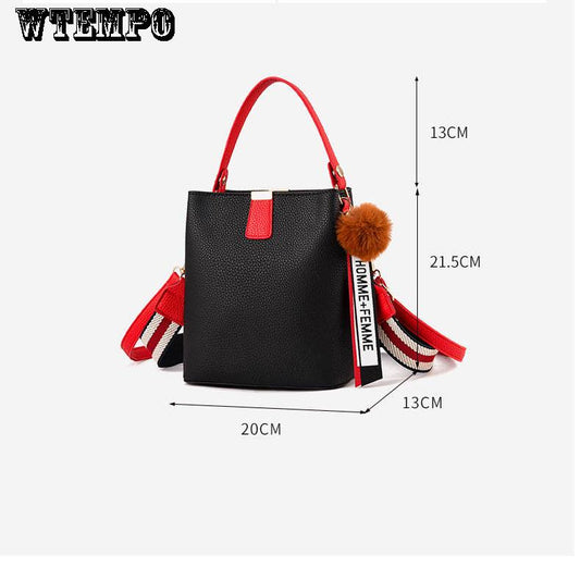 Women's Bag Fashion Trend Color Matching Color Handbag High Capacity