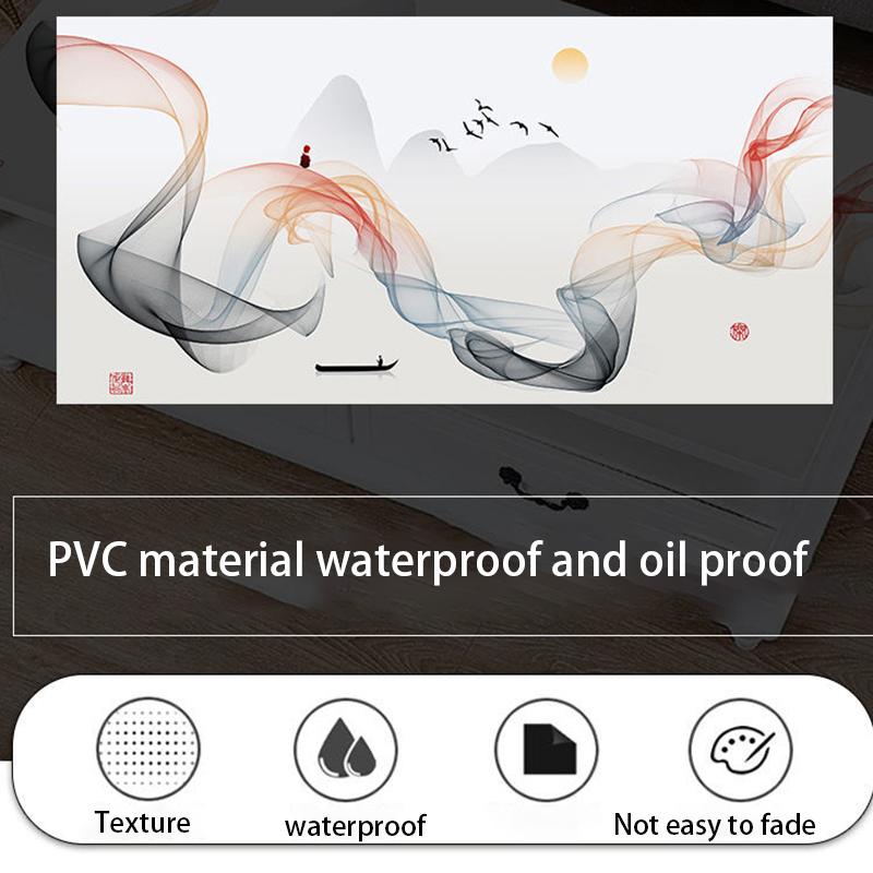 Pvc Soft Glass Waterproof and Anti-scald and Oil-proof Tea Table Mat Tablecloth Desktop Protective Film TV Cabinet Desk Table Mat