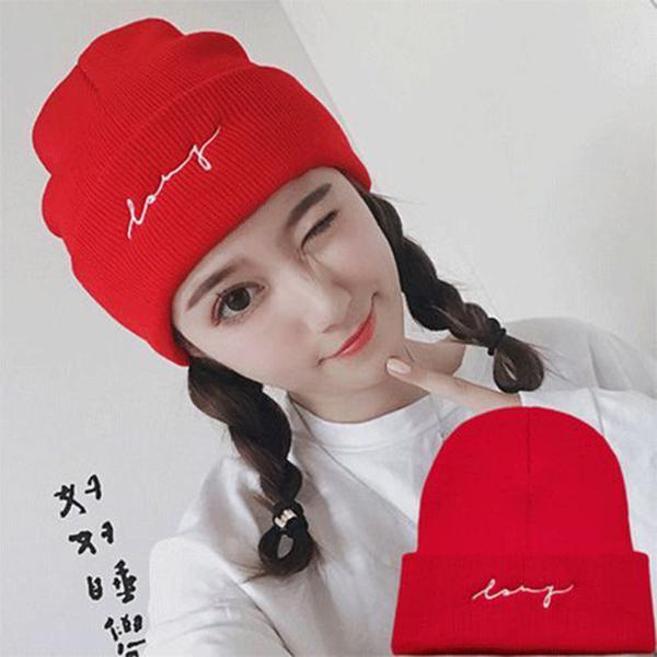 Fashion Woman hat Plush Cotton hat Trendy wild hat Windproof hat Winter Warm hat Thick hat