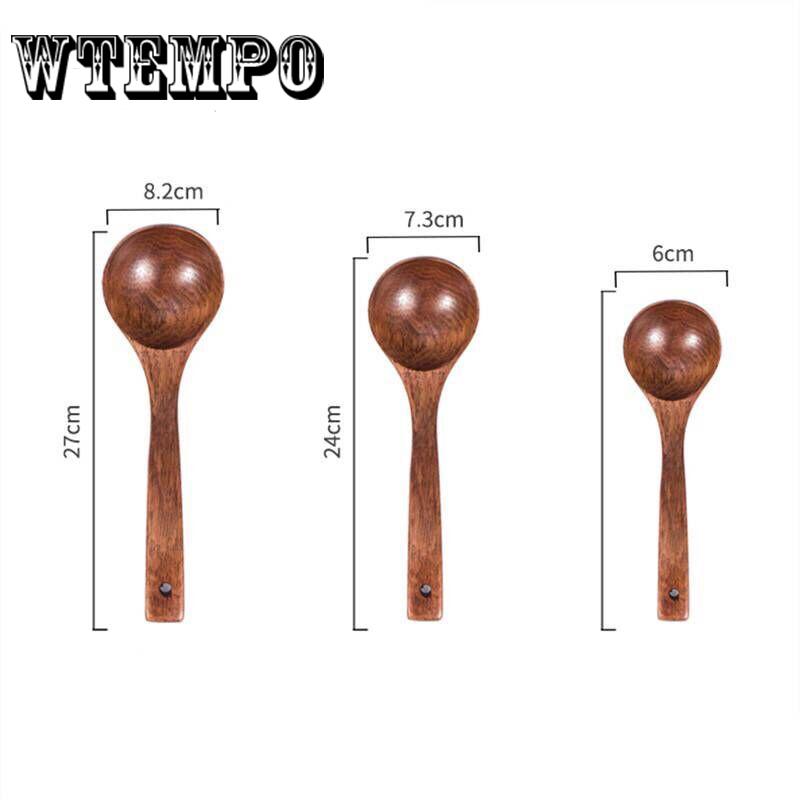 Wooden Soup Spoon Original Cooking Tools Mixing Spoon