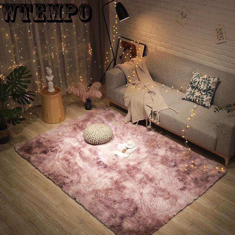 Soft mat coffee table mat thick plush carpet non-slip carpet living room carpet bedroom blanket