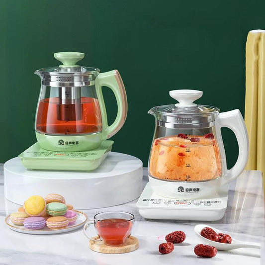 Multifunctional Automatic Office Flower Tea Maker Household Small Electric Kettle Heat Preservation and Health Glass Teapot