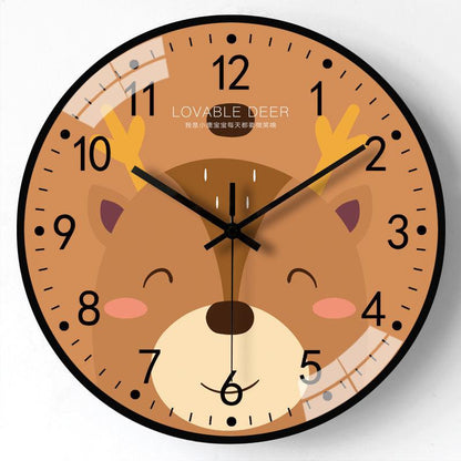 Simple Fashion Clock Bedroom Modern Watch Generation Quartz Clock Household Wall Watch Mute Wall Free Punching Bedroom Clock