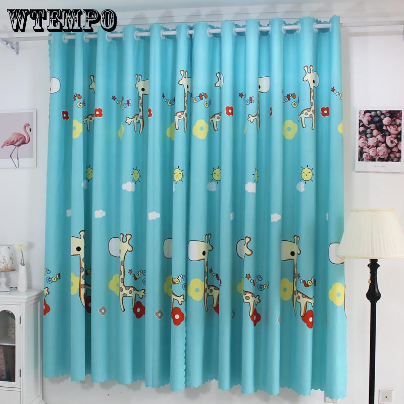 Bedroom Jacquard Weave Window Curtain Fashion Printed Washable Curtain Home Curtain