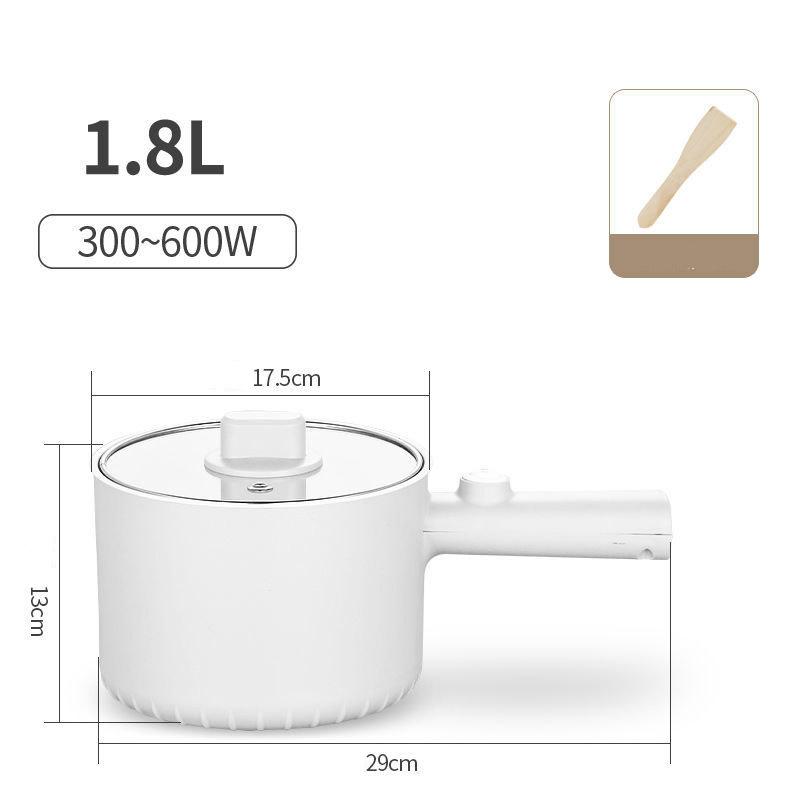 Small Electric Pot, Student Dormitory, Small Pot, Multi-function Electric Frying and Cooking All-in-one Pot, Small White Pot, Household Cooking