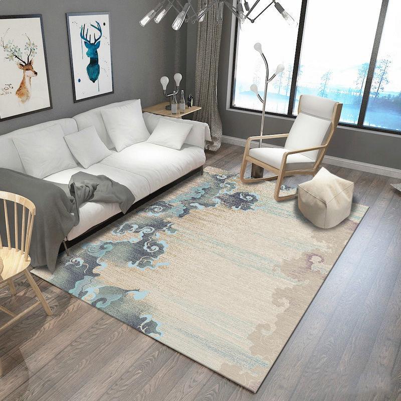 Modern Abstract Carpet Living Room Coffee Table Mat Bedroom Bedside Blanket Door Mat European Style Foot Mat Door Mat