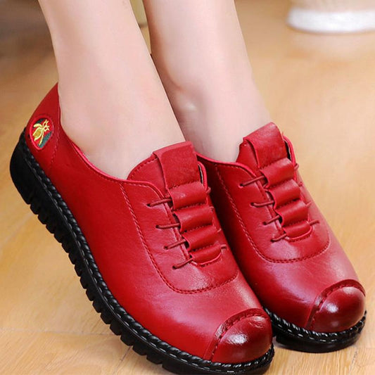 Spring Designer Shoes Woman Quality Leather Slip on Flats Shoes for Women Loafers Ladies Shoe