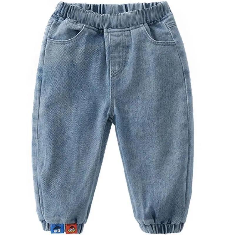 Children's Spring and Autumn Loose Jeans Trousers Children's Clothing Spring and Autumn Clothes Boys and Girls Casual Pants