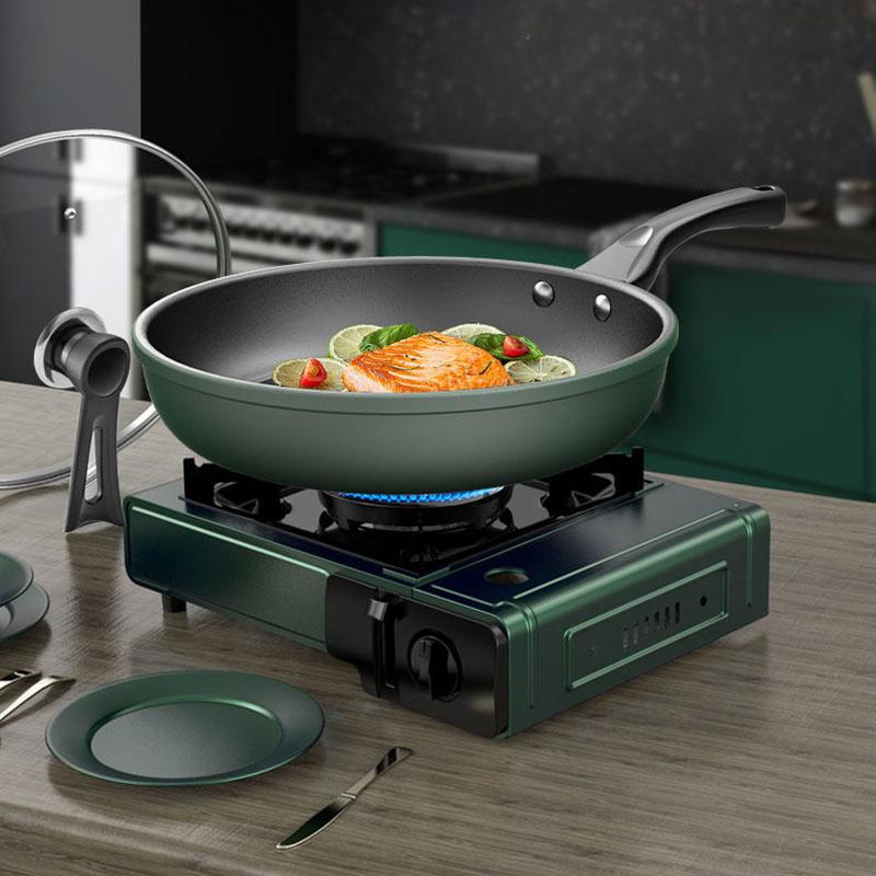 Frying Pan Crystal Diamond Non-stick Pan Food Supplement Pan Universal Pan Nordic Style Kitchen Utensils Pots and Pans