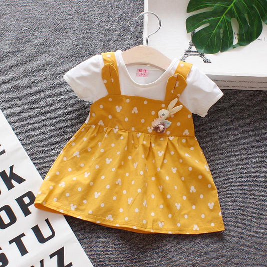 0-1-2-3 Years Old Baby Dress Girl Dress Summer Dress Newborn Skirt Little Girl Princess Skirt