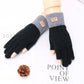 Women's Winter Gloves Warm Thick Touch Screen Half-finger Knitted Woolen Show Two Fingers Working Driving Office Gloves Fingerless Mittens