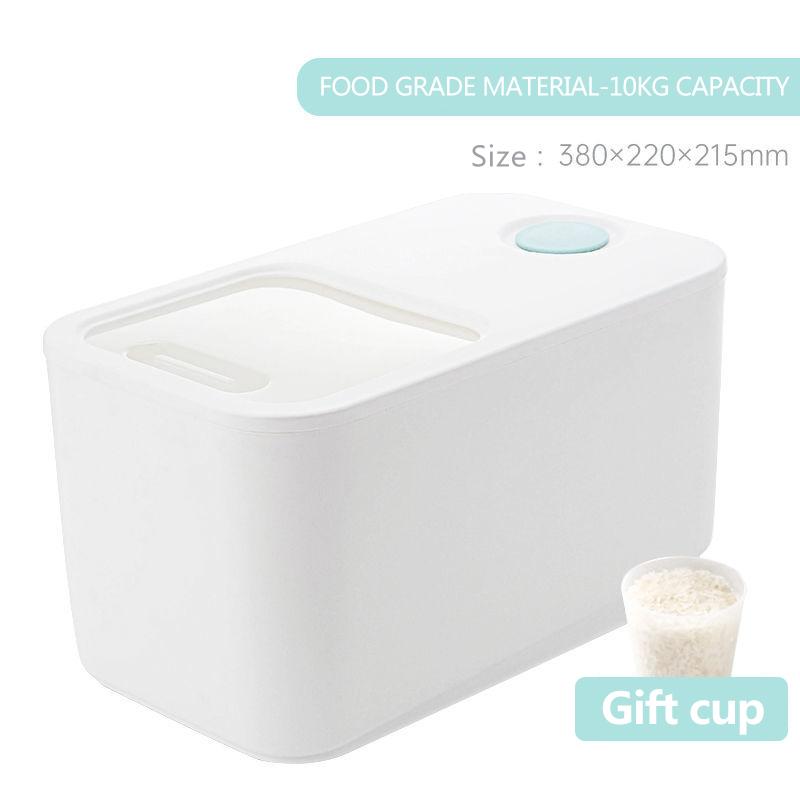 Multifunctional Rice Tank 5kg/10kg Japanese Rice Barrel Insect Proof Rice Storage Sealed Bucket Moisture-proof Surface Bucket Household Storage Box