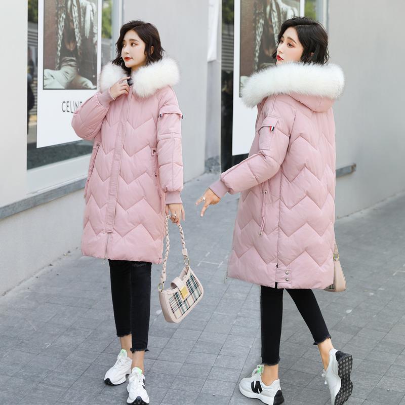 Women's New Coat Coat Loose Thick Padded Coat Mid-length Student Down Padded Coat Women