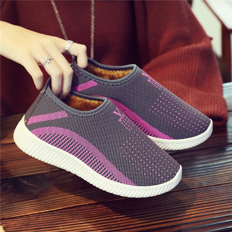 Middle-aged and Elderly Fall/winter Plus Velvet Non-slip One-step Footwear Women's Shoes Winter Mother Walking Cotton Shoes Snow Boots Plush Shoes