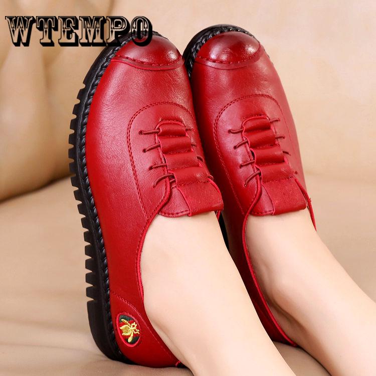 Women Loafers Flat Casual Shoes Soft Genuine Leather Driving Shoes Moccasins