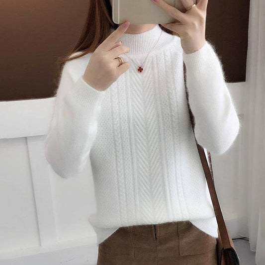 Cashmere Sweater Women Turtleneck Women's Plus Size Knitted Winter Women Warm Sweaters Female Jumper