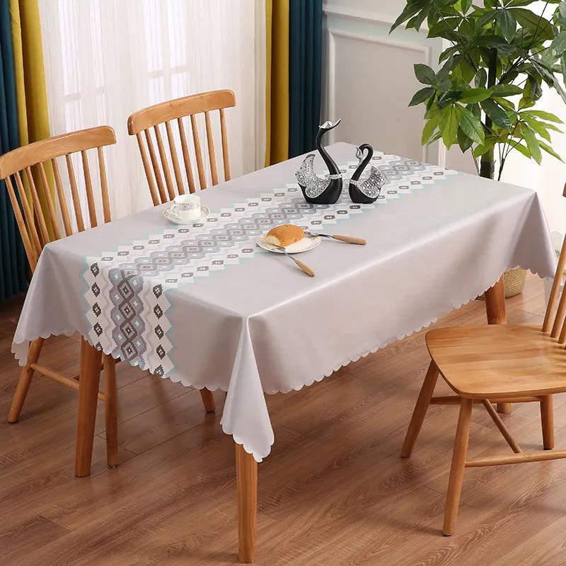 TPU Table Cloth Waterproof and Oil-proof Disposable Table Cloth Table Cloth Table Cloth Living Room Coffee Table Table Cloth