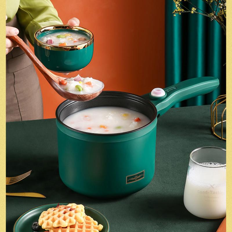 Multifunctional Electric Frying Pan Student Dormitory Small Electric Pot Home Cooking Noodles In Pot Mini Electric Cooking Pot Is Non-stick