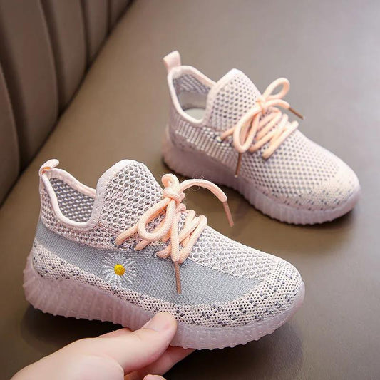 Children's Summer Light Casual Solid Sole Shoes Kids' Soft Sole Non-slip Kickproof Outdoor Running Shoes