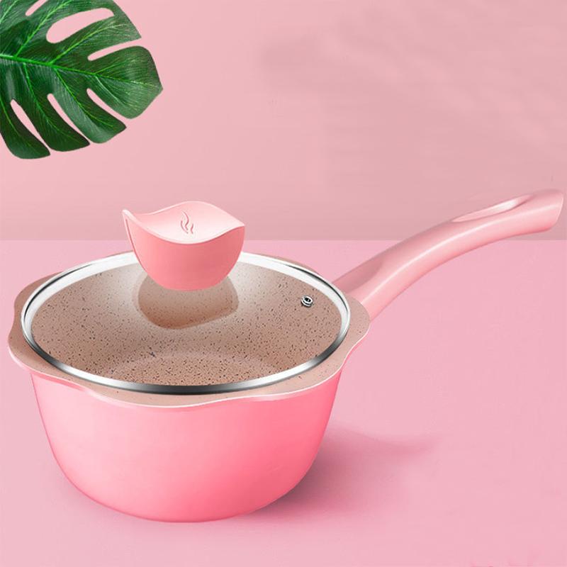 Complementary Food Pot Baby Children's Pot Frying Boiling and Stewing Maifan Stone Non-stick Pot Dormitory Instant Noodle Pot