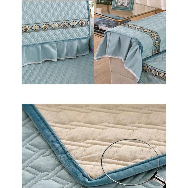 Fabric Sofa Cover Sofa Towel Solid Color Couch Cover Seat Cover Living Room Corner Sofa Towel