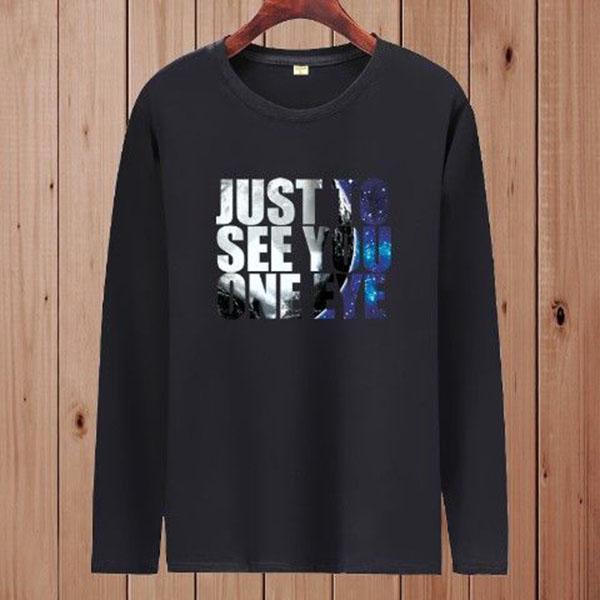 Men's Slim Clothing Spring and Autumn Long Sleeve T-Shirt Men's Round Collar Cotton Knit T-Shirt